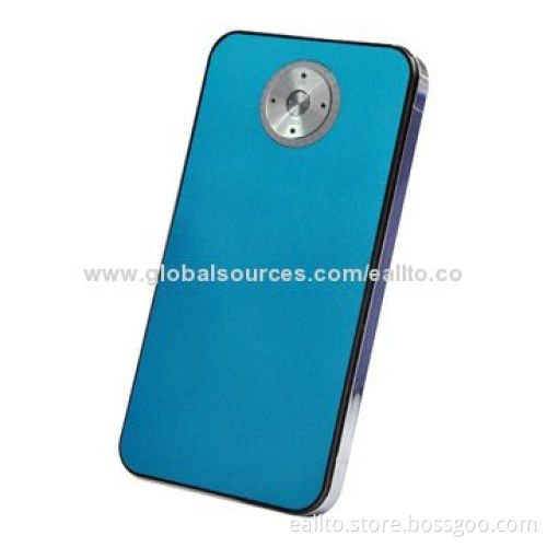 Universal Ultra-slim Power Bank/Charger for iPhone with LED Light, 5V DC/1A Input